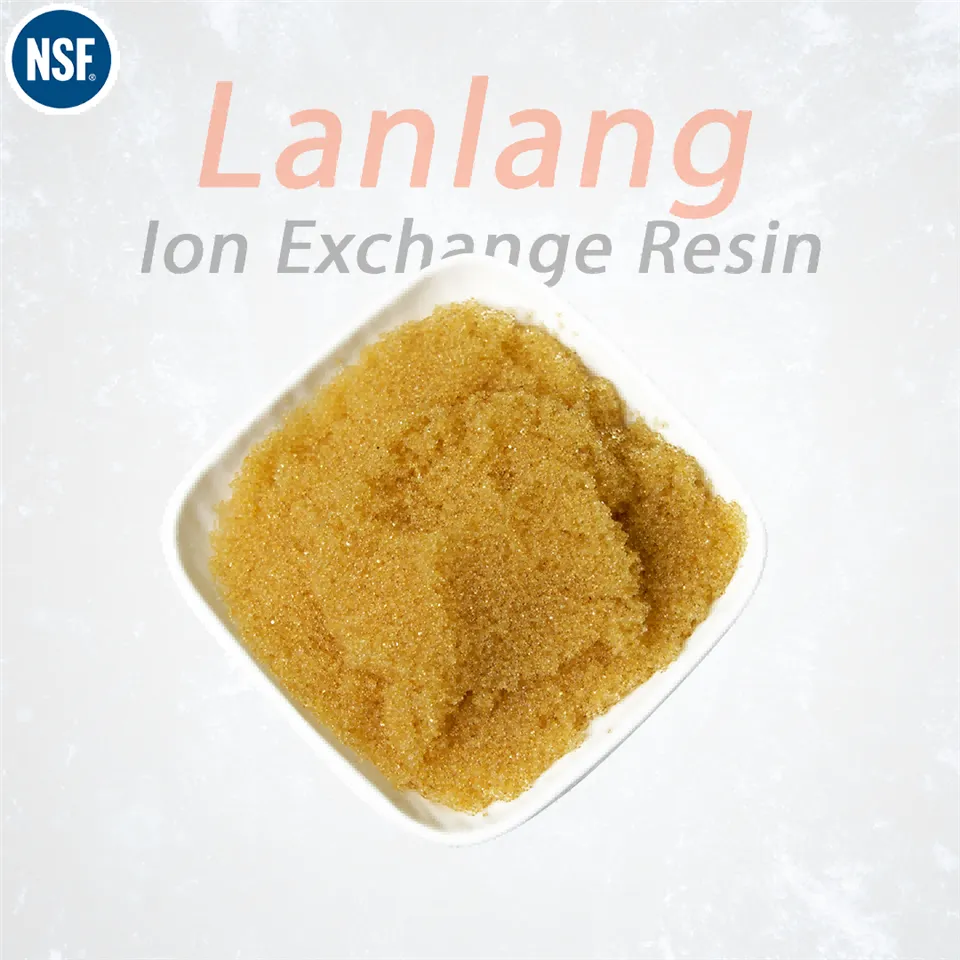 Industrijska kotelna smola za čiščenje vode Filter za mehčanje kation 001X7 smola